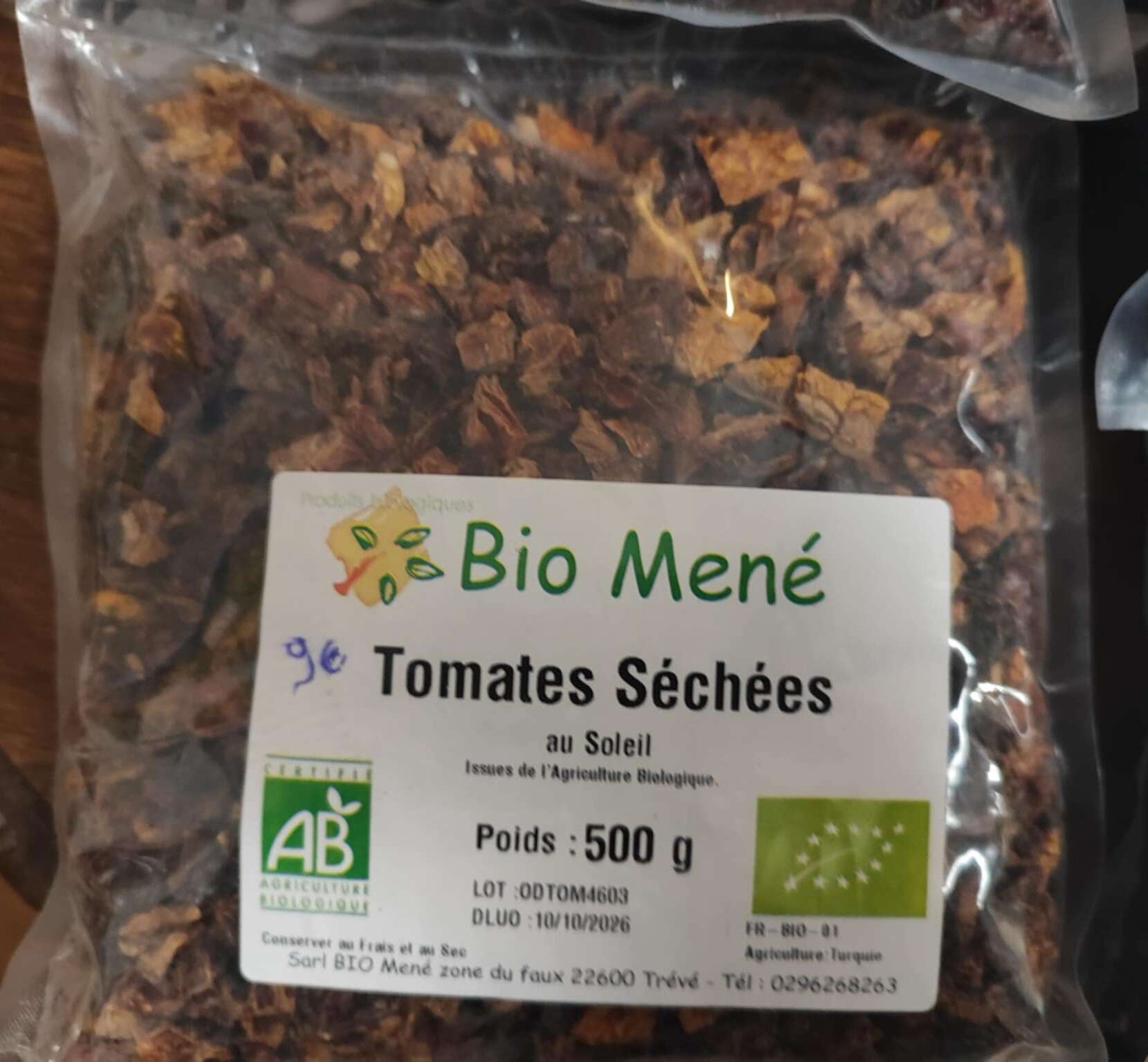 Tomates séchées bio