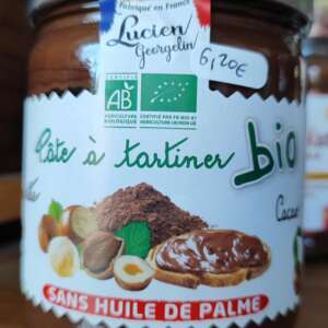 Pâte à tartiner bio